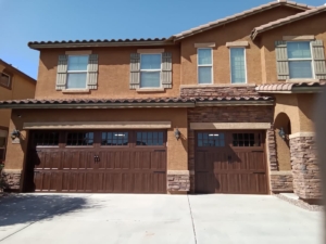 Rich, Earthy Tone Brown Garage Door