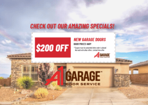 coupon for $400 OFF garage door installation in rio rancho, NM